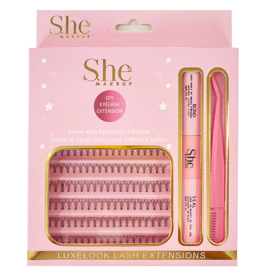 DIY Eyelash Extension With Glue and Tool Set #917 (6 units)