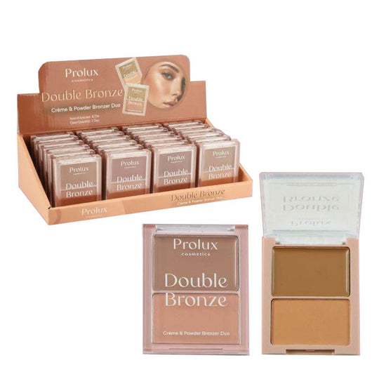 Double Bronze Crème & Powder Bronzer Duo (24 units)