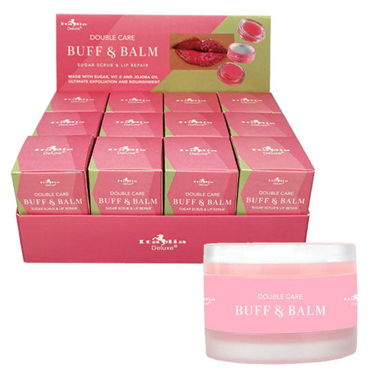 Double Care Buff & Balm Sugar Scrub & Lip Repair (24 units)