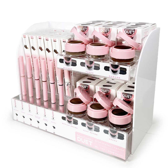 Duet Gel Tint + Brow Pencil, Brow Powder + Pomade Display Set (1 unit)