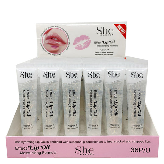 Effect Lip Oil Moisturizing - Glitter (36 units)
