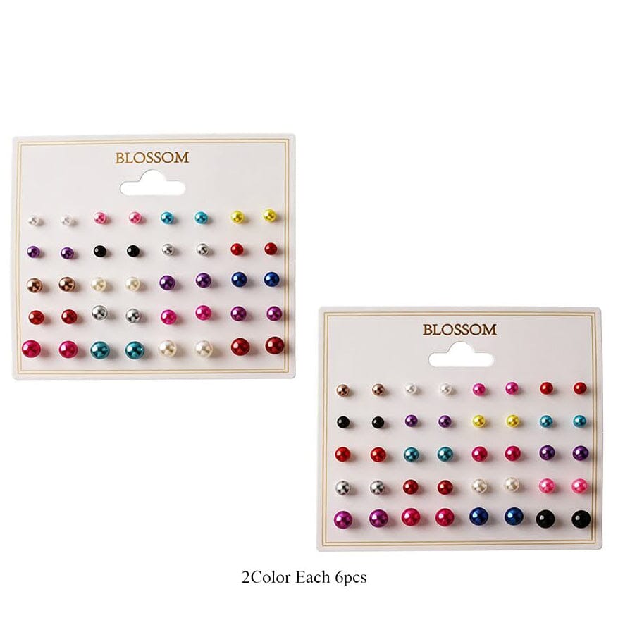 Elegant Ball Statement Earrings 4613BT (12 units)