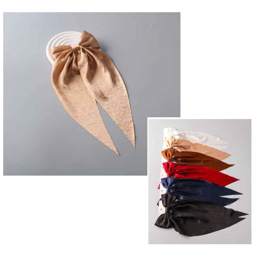 Elegant Long Tail Bow Hair Clip 13319 (12 units)