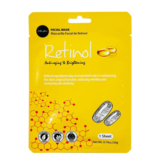 Essence Facial Sheet Mask Moisturizing Skin Care - Retinol (24 units)