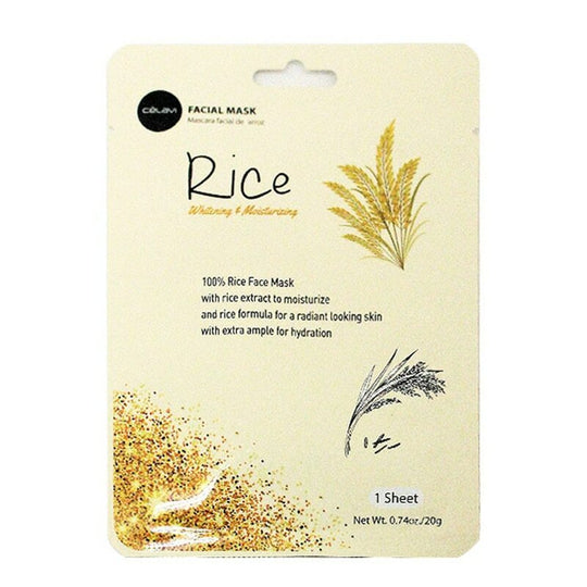 Essence Facial Sheet Mask Moisturizing Skin Care - Rice (24 units)