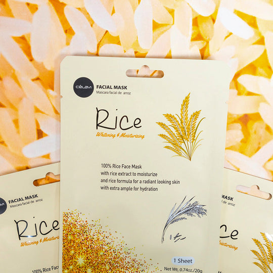 Essence Facial Sheet Mask Moisturizing Skin Care - Rice (24 units)
