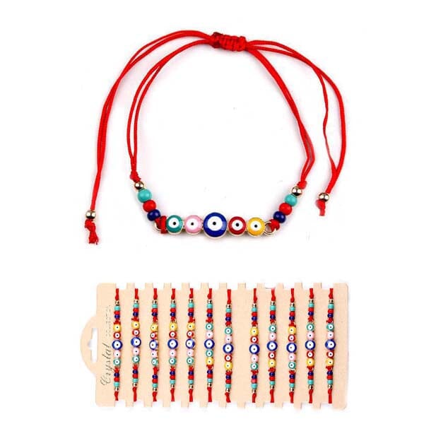 Evil Eye Adjustable Bracelets 4473 (12 units)