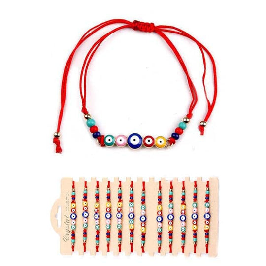 Evil Eye Adjustable Bracelets 4473 (12 units)