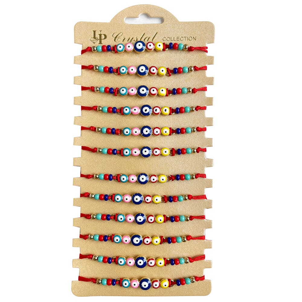 Evil Eye Adjustable Bracelets 4473 (12 units)