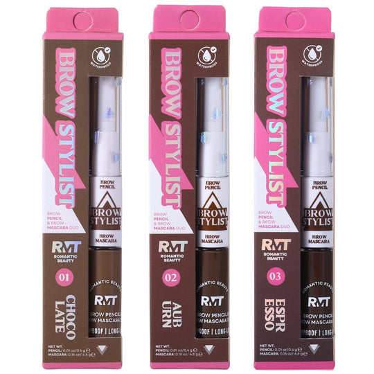 Eyebrow Stylist Duo - Brow Gel Mascara & Pencil (24 units)