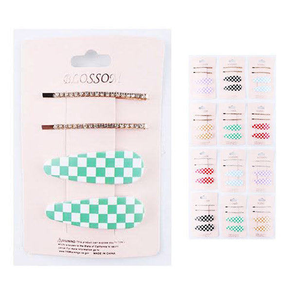 Fashion 4PC Hair Pin 527 (12 units)