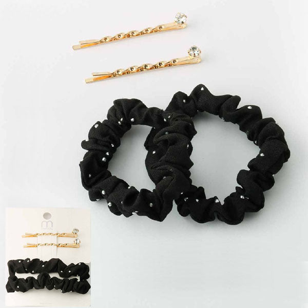 Fashion 4PC Hair Pin Tie Set 0988 ( 12 units)