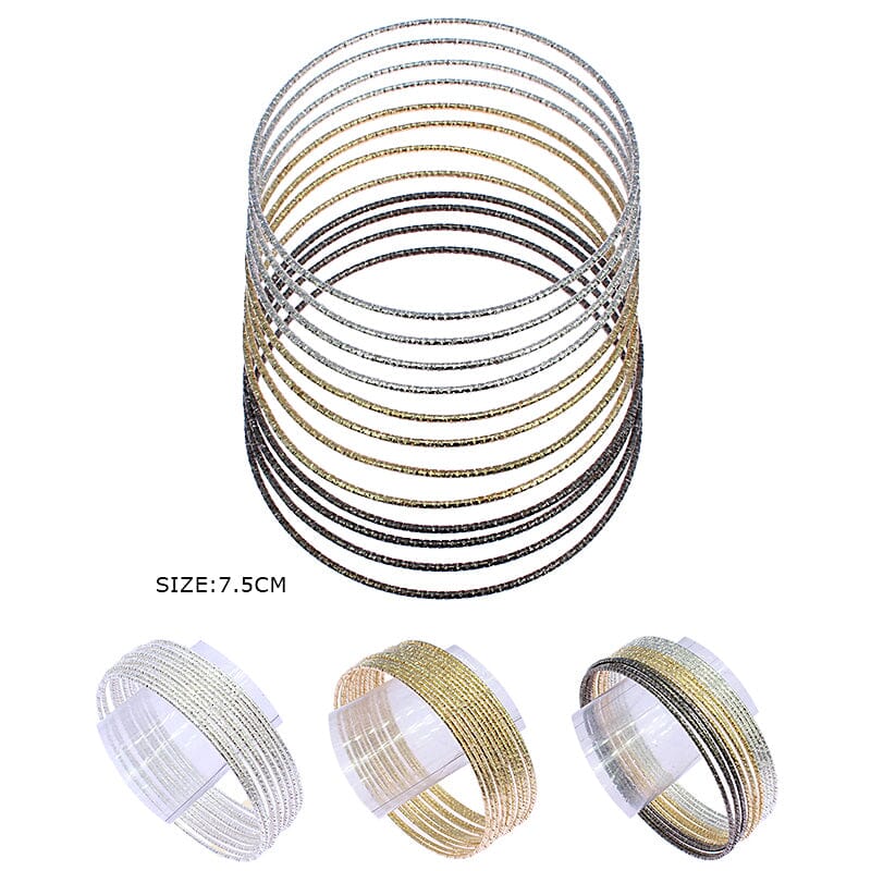 Fashion Bangle Bracelets 1457R3 (12 units)