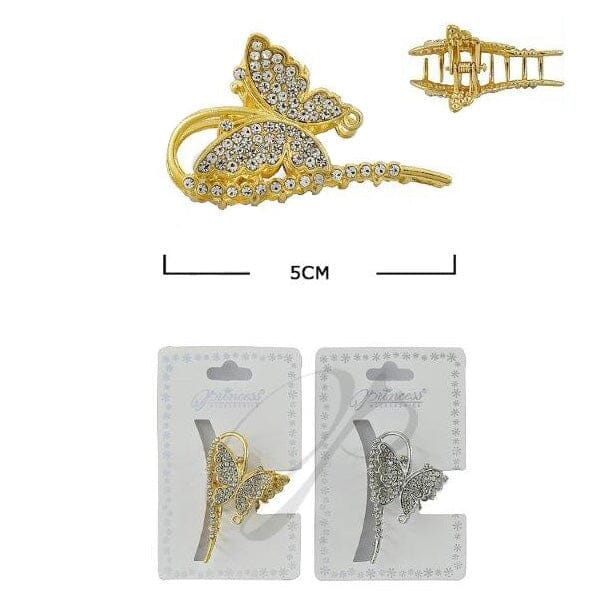 Fashion Butterfly Hair Jaw Clip 10095GS (12 units)