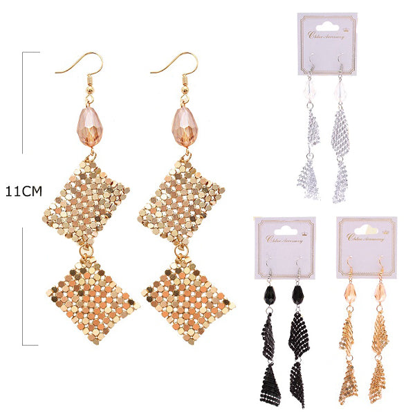 Fashion Drop Earrings 0968GSB (12 units)