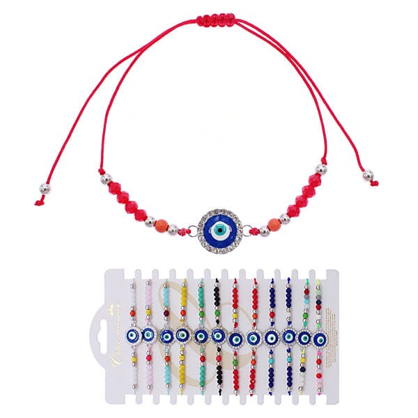 Fashion Evil Eye  Bracelets 1147RBL (12 units)