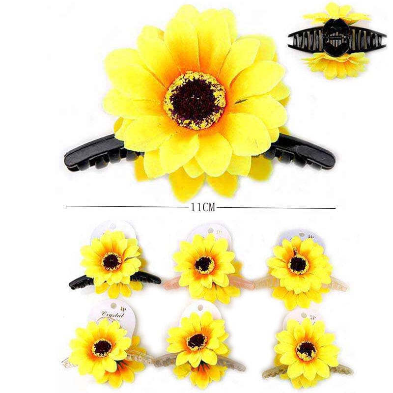 Fashion Flower Hair Jaw Clip 3520 (12 units)