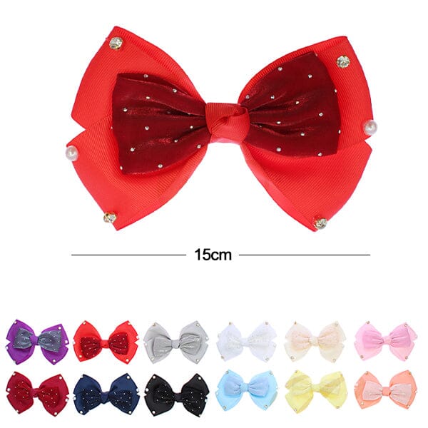 Fashion Hair Bow  0654R12 (12 units)