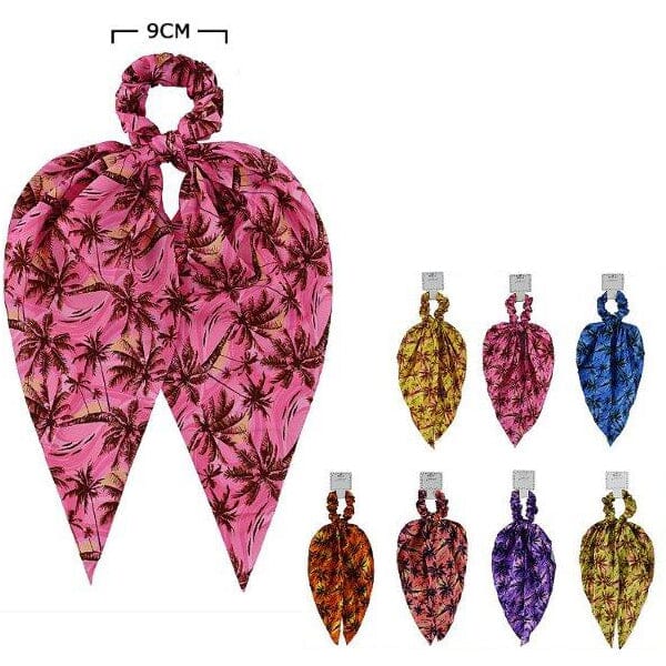 Fashion Hair Ties With Tail 10469M (12 units)
