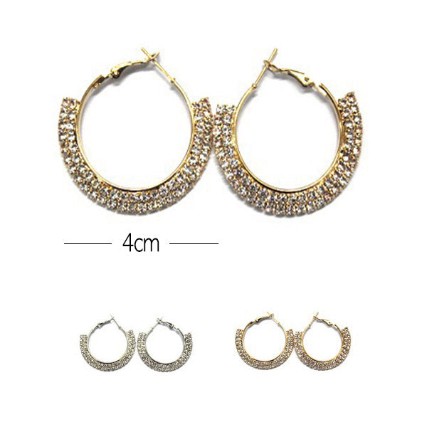 Fashion Hoop Earring 1772SLGD (12 units)