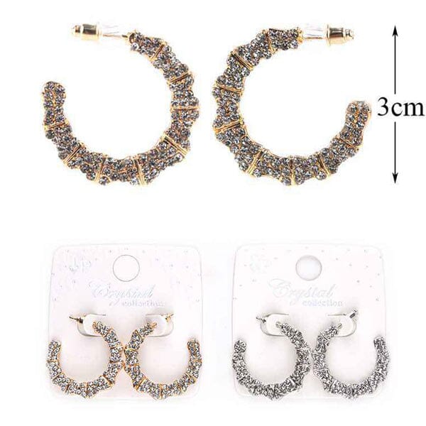 Fashion Hoop Earrings 6806 (12 units)