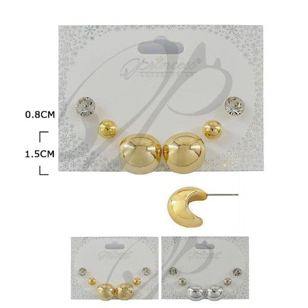 Fashion Multi Earrings Set 3251GS (12 units)