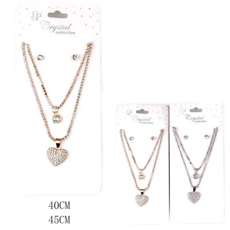 Fashion Necklace Set 2451 (12 units)