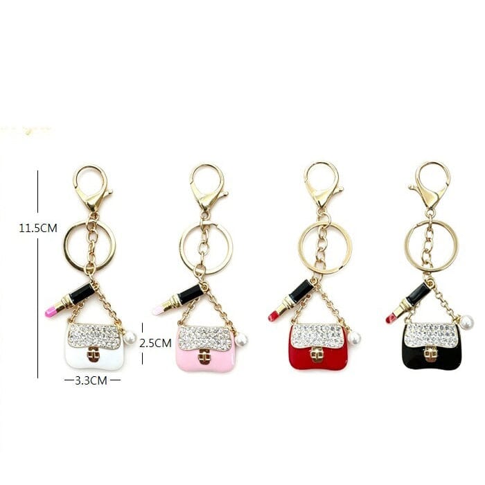 Fashion Purse & Lipstick Charm Keychain 110  (12 units)