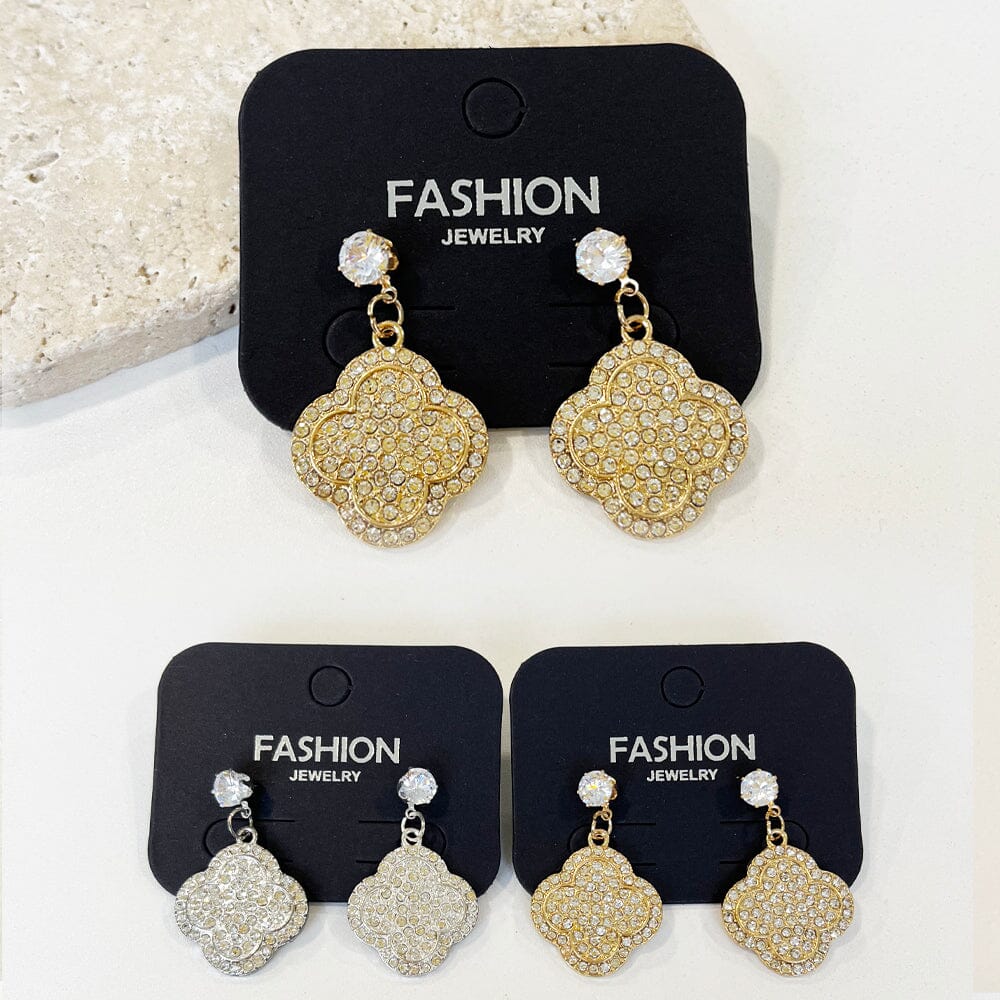 Fashion Rhinstone Earrings 1441 (12 units)