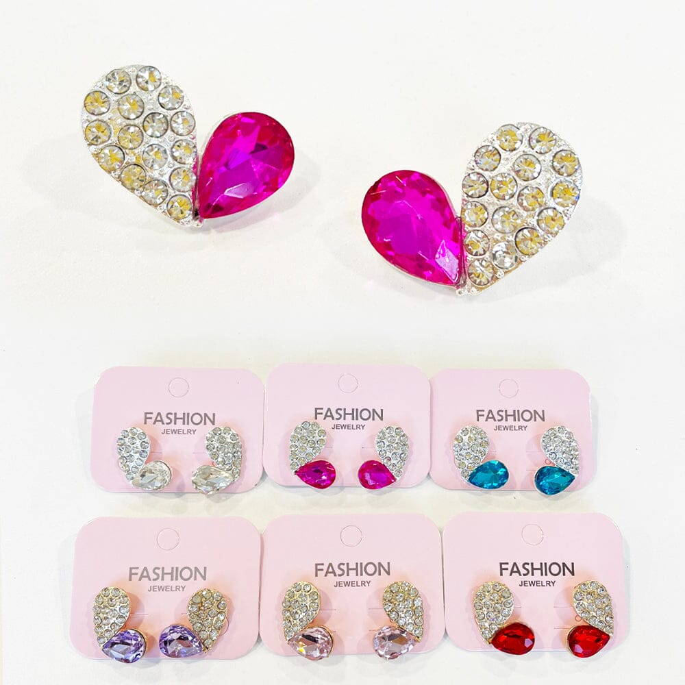 Fashion Rhinstone Earrings 1639 (12 units)