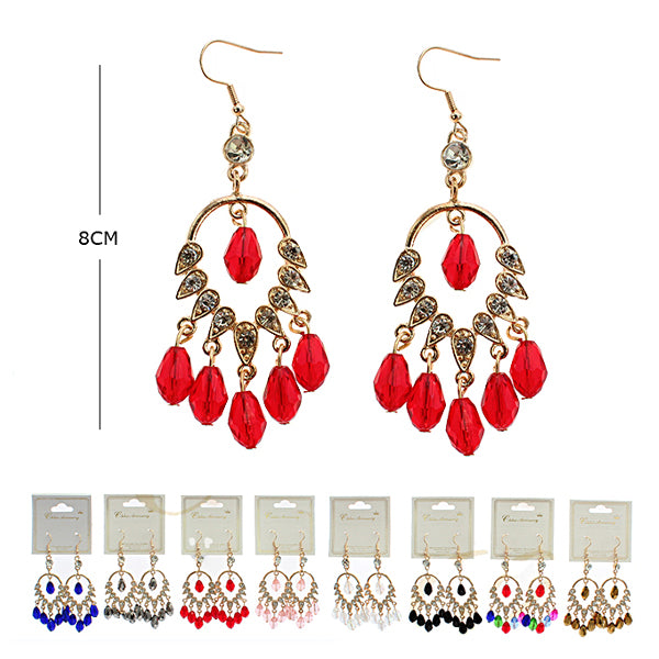 Fashion Romantic Earrings 2095R8 (12 units)