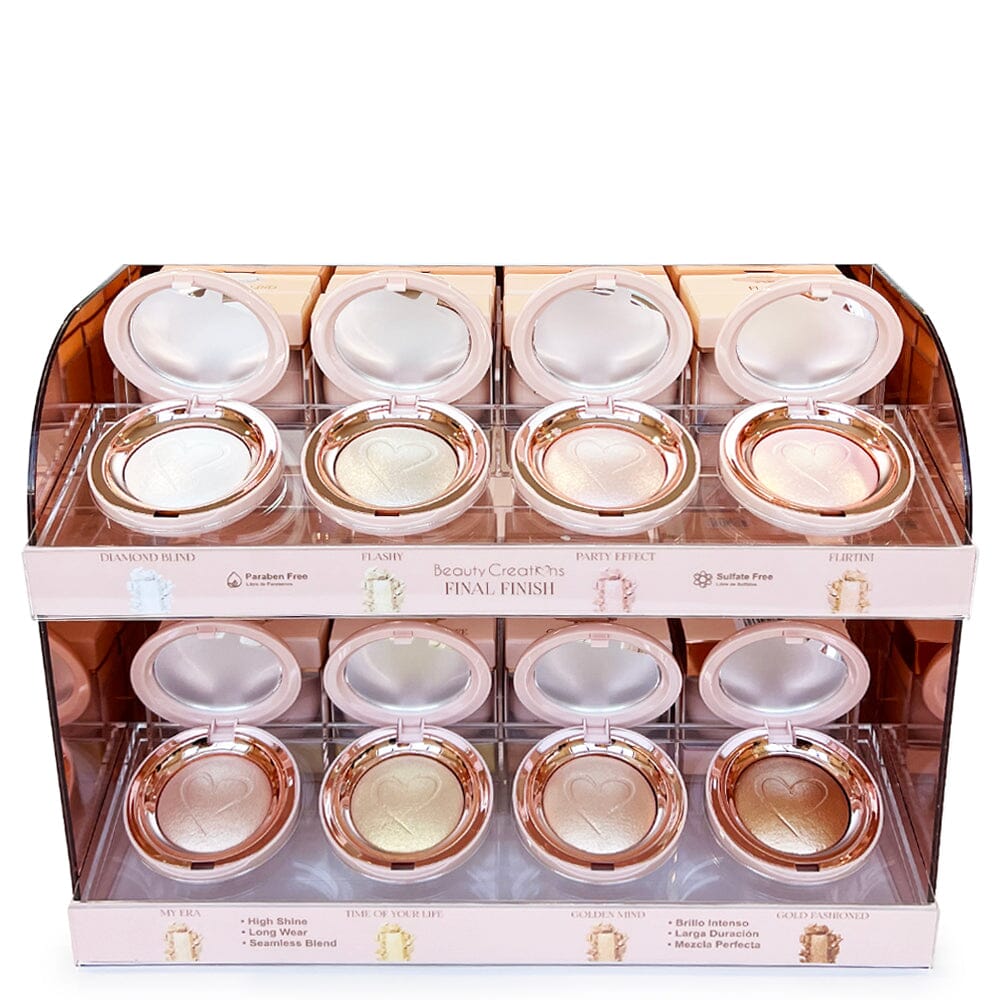 Finish Baked Highlighter 8 Color With Display (1 unit)