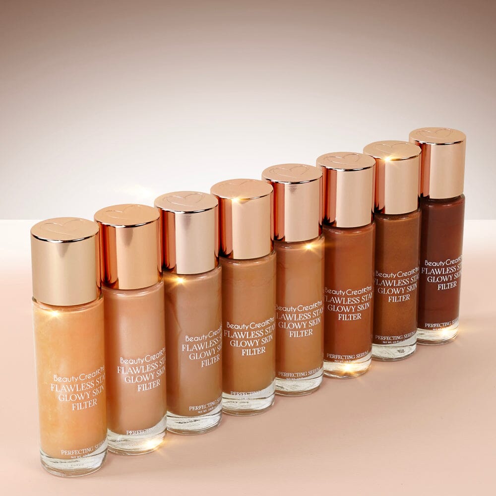 Flawless Stay Glowy Skin Filter 8 Color 32PC + 8 Free Testers Display (1 unit)