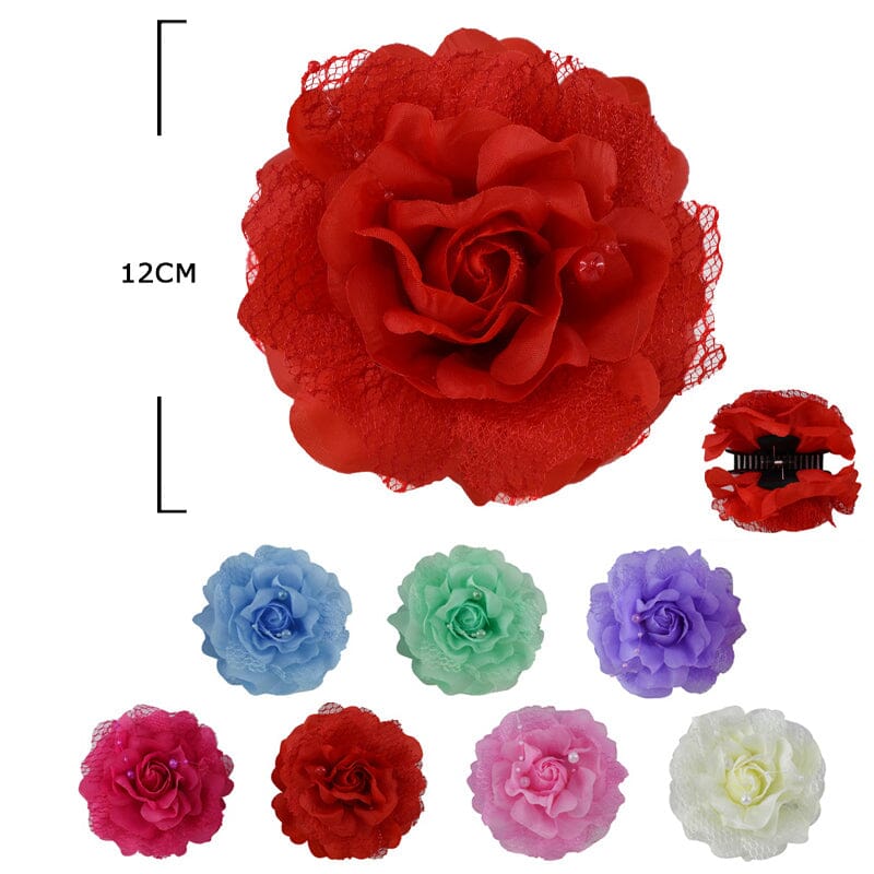 Flower Jaw Clip 1031M (12 units)