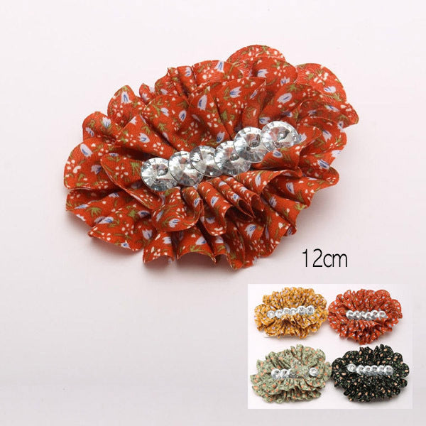 Flower Print Hair Clip 11791 (12 units)
