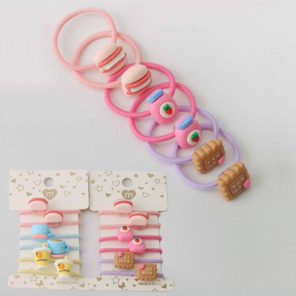 food Hair Tie Set 0446 (12 units)