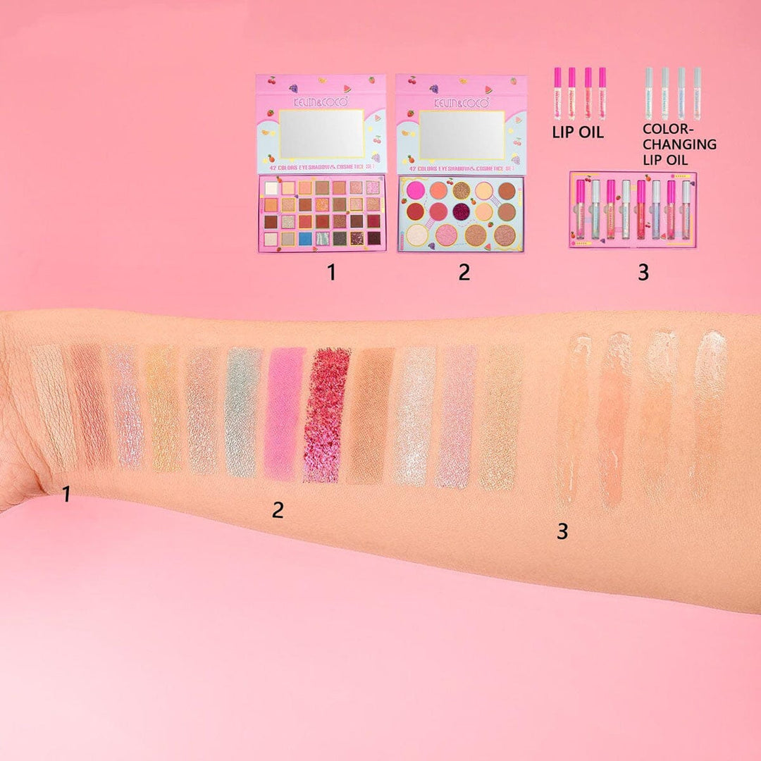 Fresh Fruits 42 Colors Eyeshadow & Makeup Set (1 unit)
