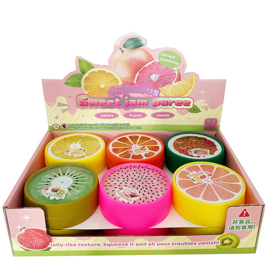 Fruit Jam Slime Toy– Assorted Designs 1389 (12 units)