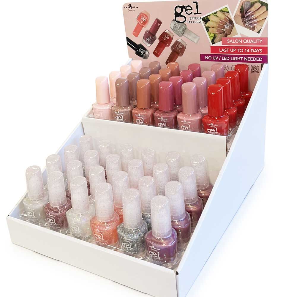 Gel Effect Nail Polish Set E (48 units)