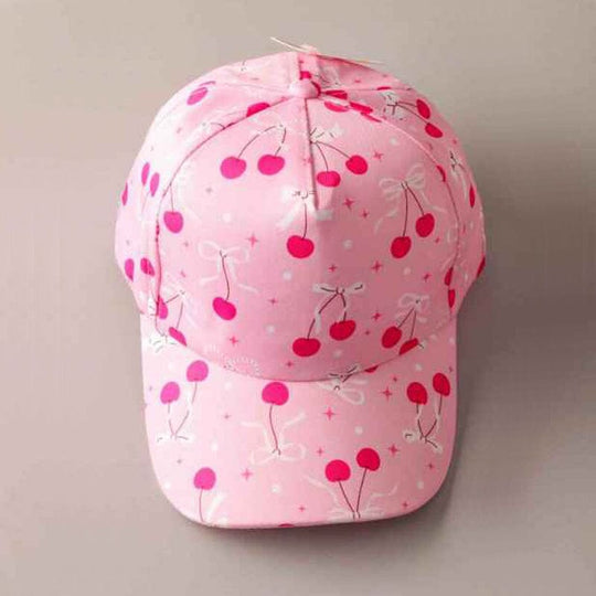 Girl's Printed Baseball Cap (6 units)