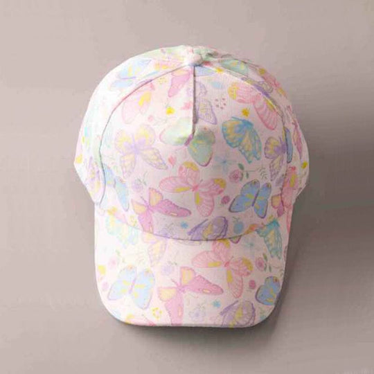 Girl's Printed Baseball Cap (6 units)