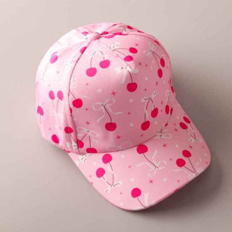 Girl's Printed Baseball Cap (6 units)
