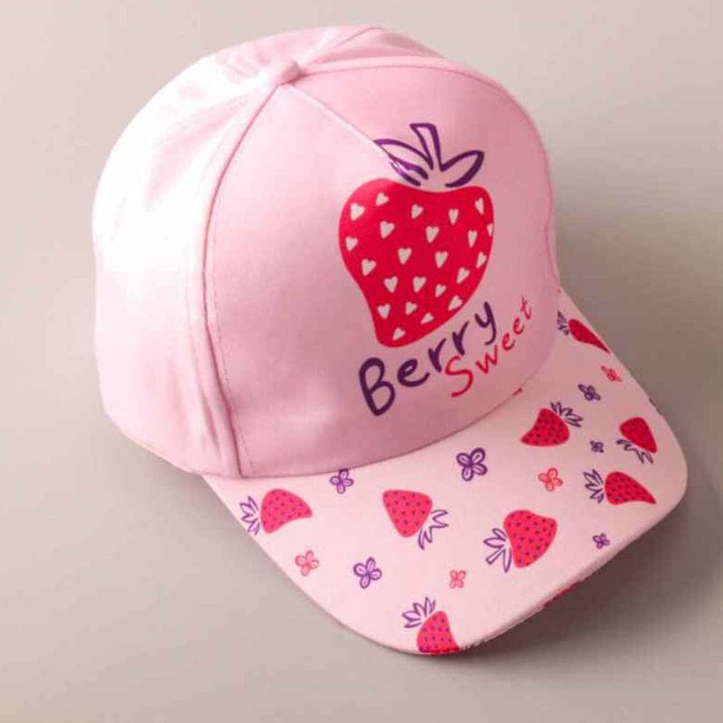Girl's Printed Baseball Cap (6 units)