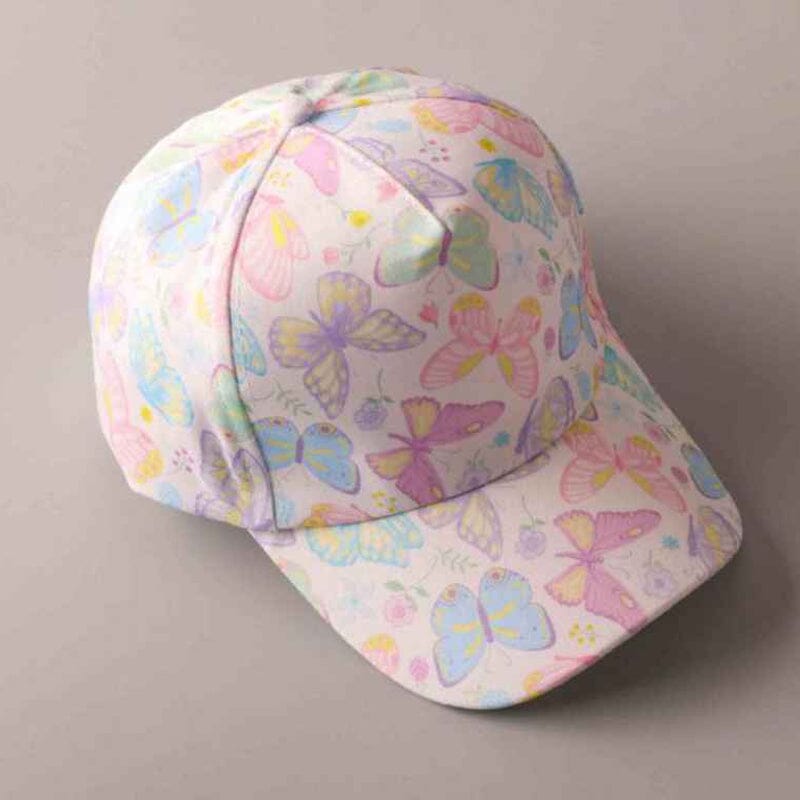 Girl's Printed Baseball Cap (6 units)
