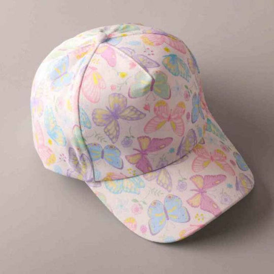 Girl's Printed Baseball Cap (6 units)