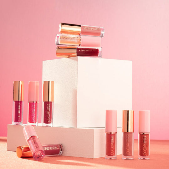 Glow Kiss 12PC Lip Lacquer Collection Set (6 units)