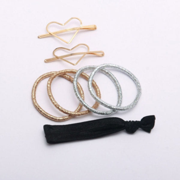 Hair Tie & Hair Pin Set (12 units)
