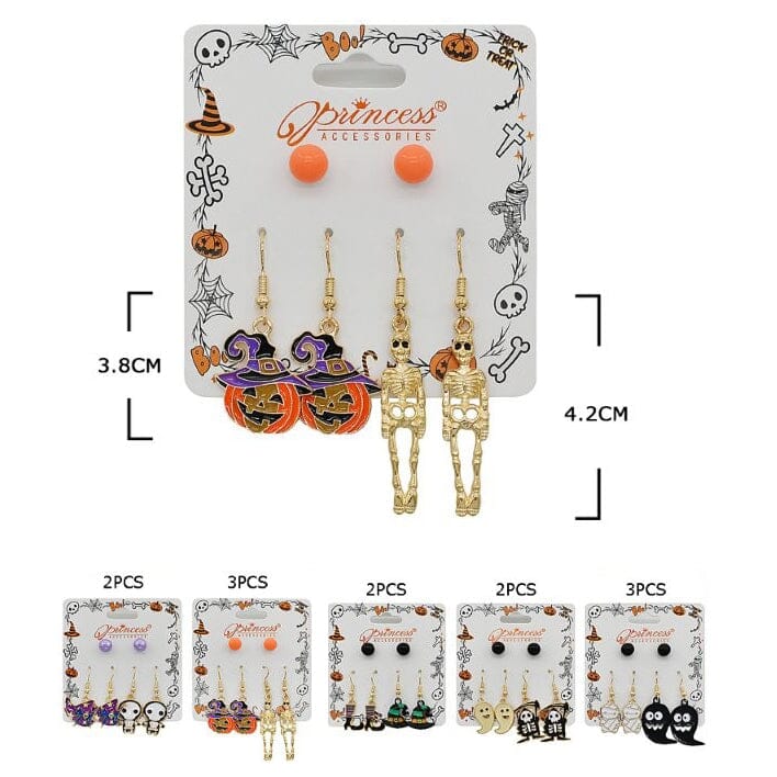 Halloween 3 Pairts Earring Set 1073 (12 units)