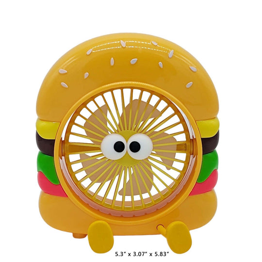 Hamburger Character Fan (2 units)
