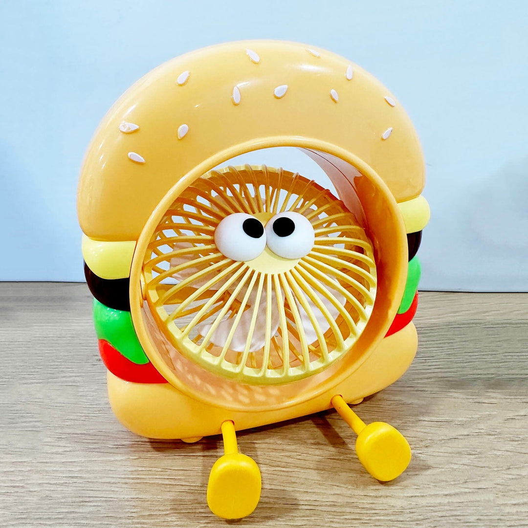 Hamburger Character Fan (2 units)